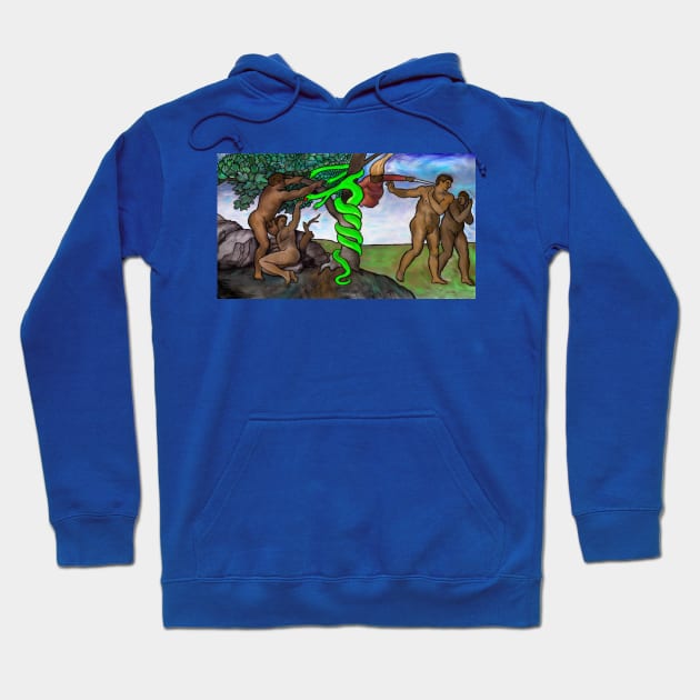 Adam and Steve Cast From the Garden of Eden Hoodie by QueerAllClosets